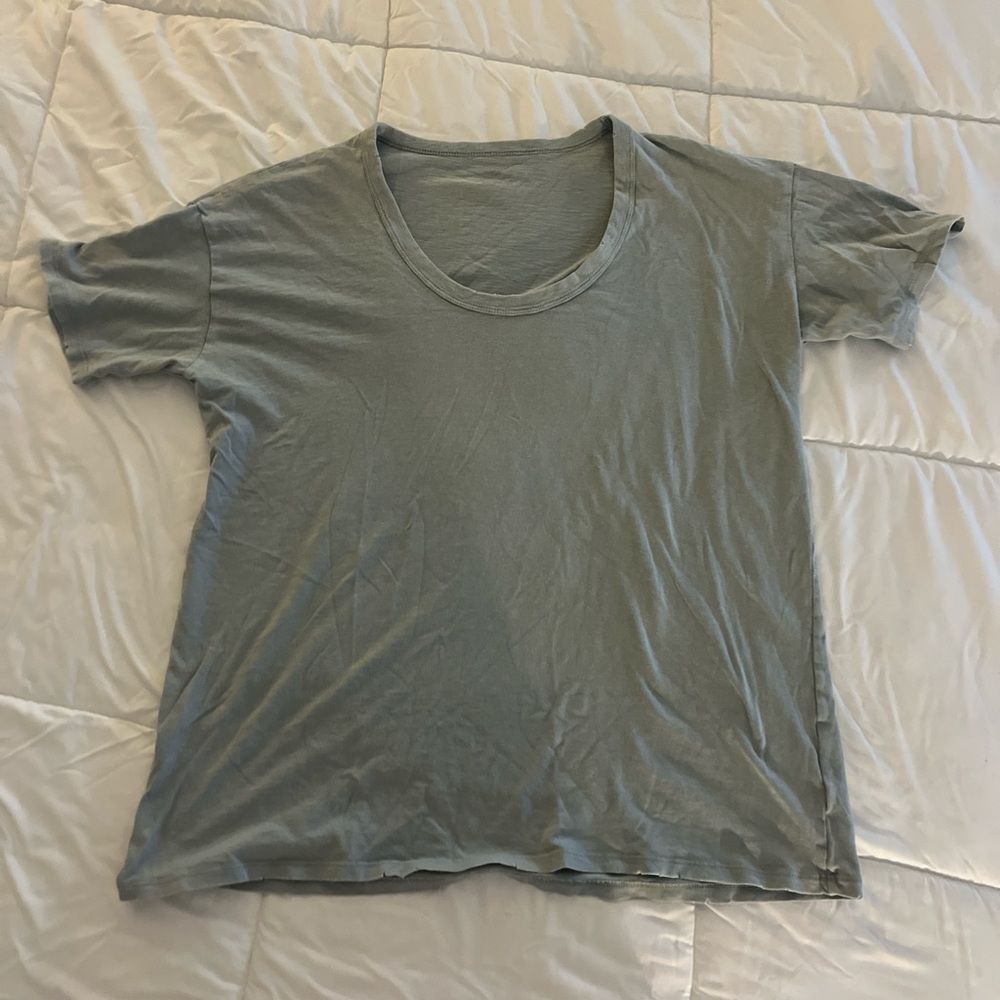 Aerie Light Gray Short Sleeve Tee
